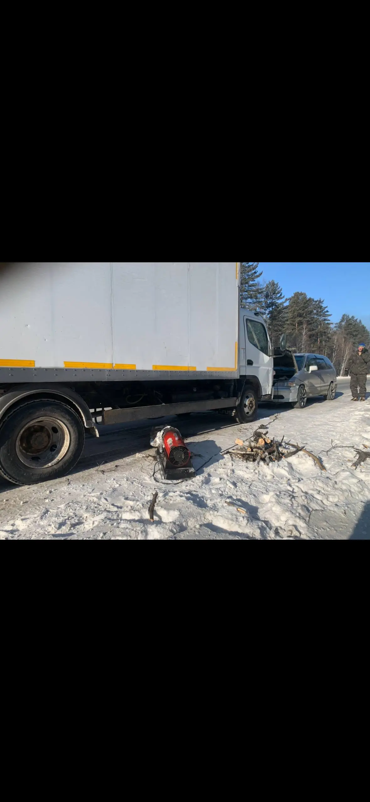Отогрев автомобиля