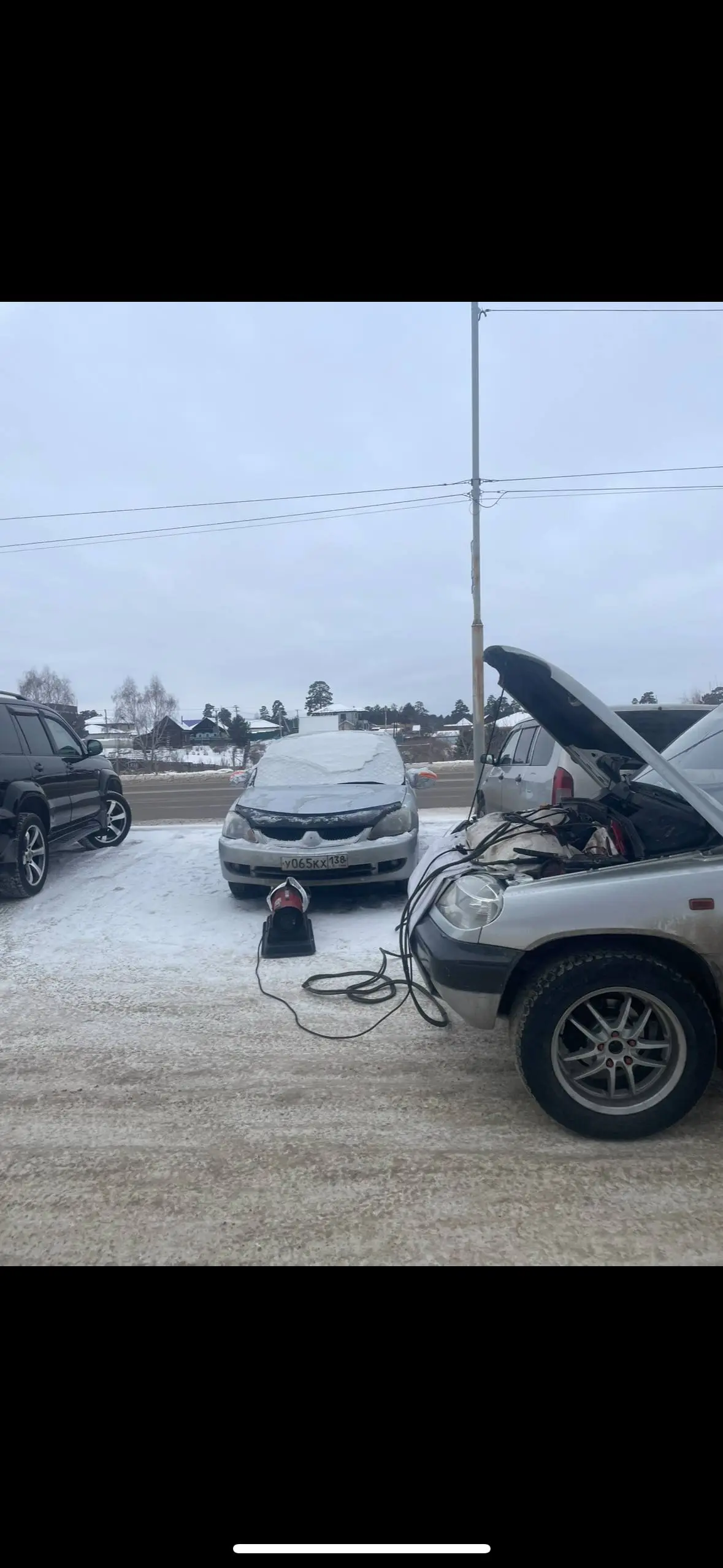 Отогрев автомобиля